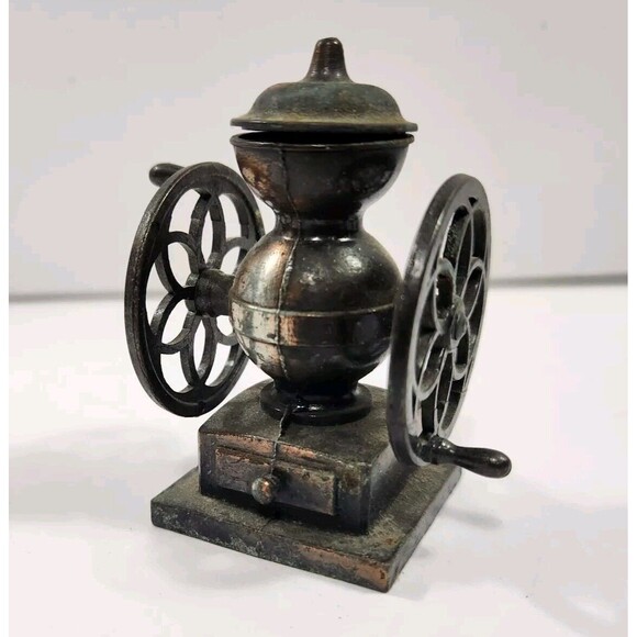 Other - Antique Coffee Grinder Bronze Metal Diecast Pencil Sharpener